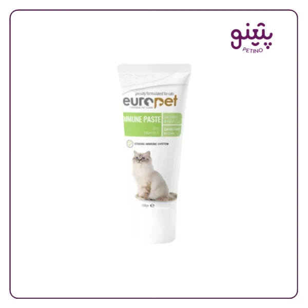 خرید خمیر تقویت سیستم ایمنی گربه یوروپت immune paste cat