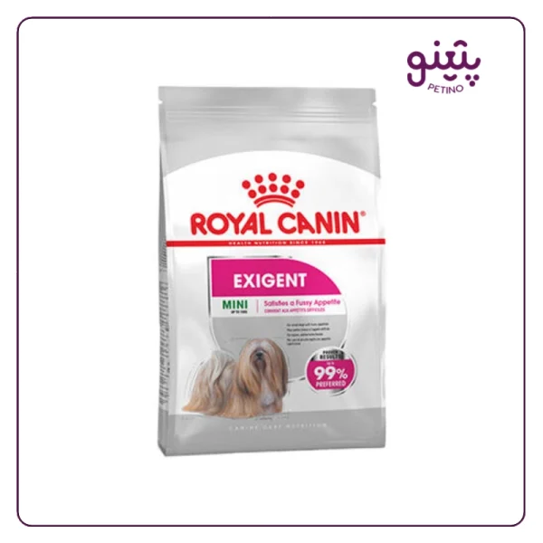 خرید غذای خشک سگ مینی اگزیجنت رویال کنین mini exigent