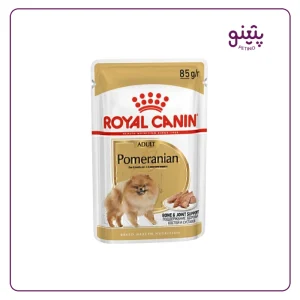 خرید پوچ سگ بالغ پامرانین رویال کنین pomeranian ault dog soup