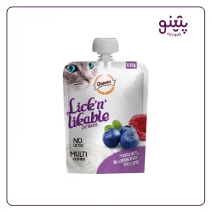 خرید و قیمت پودینگ گربه گناولرز با طعم ماست و بلوبری 100 گرمی از پتینو