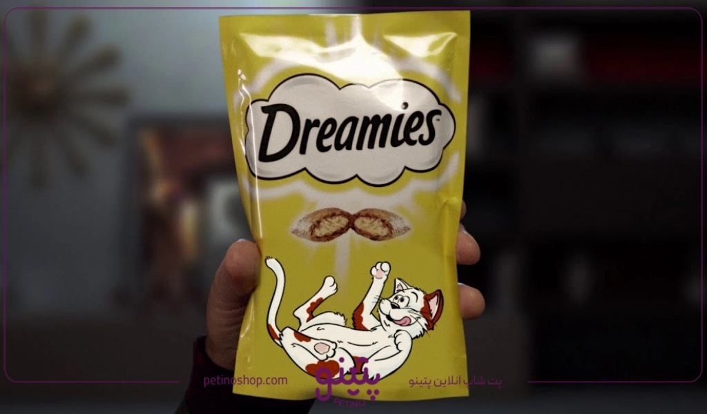 قیمت محصولات گربه دریمیز | خرید محصولات dreamies با قیمت مناسب از پتینو