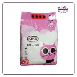 خرید و قیمت خاک گربه کیکو با رایحه پودر بچه 10 کیلویی از پتینو
