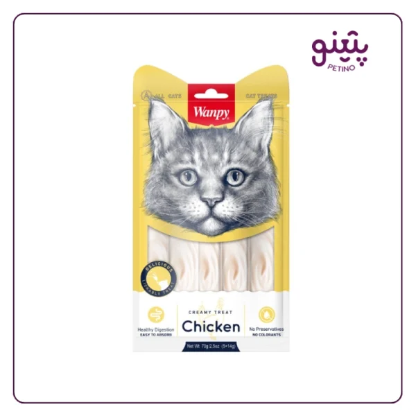 خرید بستنی گربه ونپی با طعم مرغ از پتشاپ پتینو با قیمت عالی