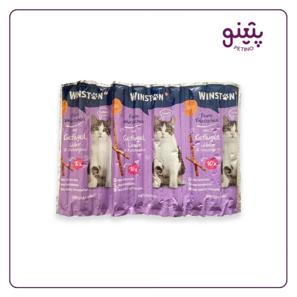 خرید و قیمت تشویقی مدادی گربه وینستون با طعم ماکیان و جگر در پتشاپ پتینو