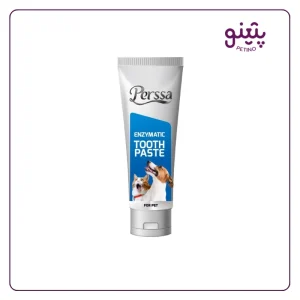 خرید خمیر دندان آنزیمی سگ و گربه پرسا 100 گرمی از پتینو