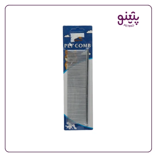 خرید و قیمت شانه کک و کنه گیر سگ و گربه استیل تاوتاوپت
