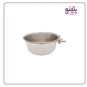 خرید اینترنتی ظرف غذای پرنده استیل 500 سی سی با بهترین قیمت