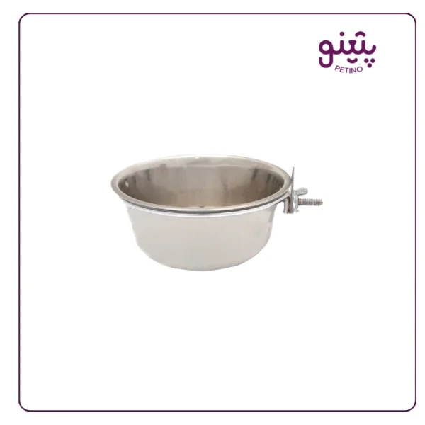 خرید اینترنتی ظرف غذای پرنده استیل 500 سی سی با بهترین قیمت