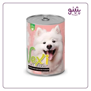 خرید و قیمت کنسرو سگ وکسی با طعم مرغ و شیر خشک 400 گرمی در پتشاپ پتینو
