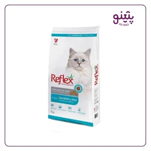 قیمت غذای فله گربه عقیم شده رفلکس با طعم سالمون و برنج