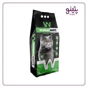 خرید و قیمت خاک گربه واند وایت با رایحه آلوئه ورا ۵ کیلویی ( سبز)