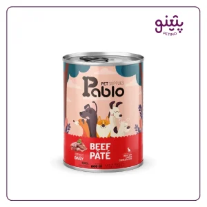 کنسرو سگ بالغ پابلو با طعم گوشت 800 گرمی