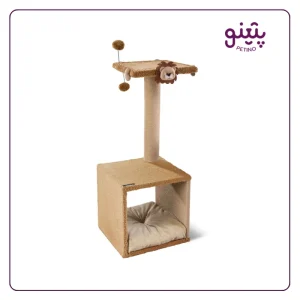 باکس اسکرچر گربه عروسکدار نیناپت مدل A | طرح شیر