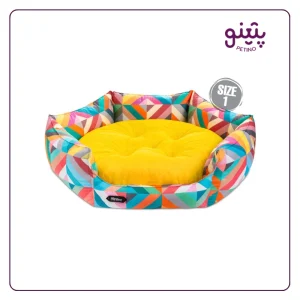 جای خواب شش ضلعی vip نیناپت سایز ۱ برای سگ و گربه