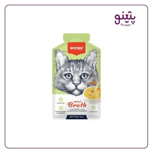خرید و قیمت سوپ گربه ونپی با طعم مرغ، کدوحلوایی و هویج ۵۰ گرمی