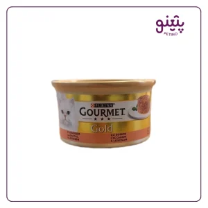 خرید و قیمت کنسرو گربه گورمت مدل کیکی طعم ماهی سالمون 85 گرم