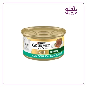 خرید و قیمت کنسرو گربه کالباسی گورمت ترک طعم خرگوش ۸۵ گرمی
