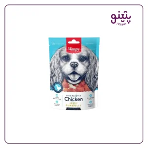 تشویقی ونپی سگ مدل دمبل با طعم مرغ ۱۰۰ گرم
