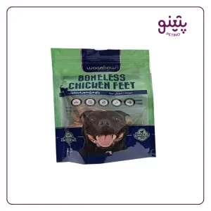 خرید و قیمت تشویقی سگ وگ اند بو پای مرغ بدون استخوان ۱۰۰ گرمی از پتینو