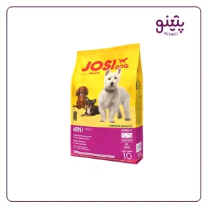 خرید غذای فله ای جوسی داگ مینی ادالت طعم مرغ و برنج جوسرا