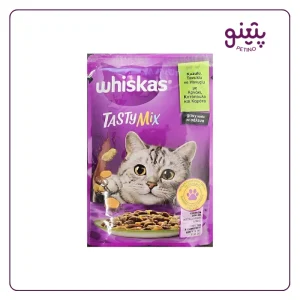 خرید پوچ گربه ویسکاس طعم میکس بره و مرغ ۸۵ گرمی